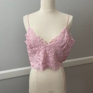 Lace Cropped Cami/Tank